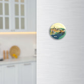 Vintage Baden – Altstadt-01 – Magnet rund – Kunststoff – Reana.Design